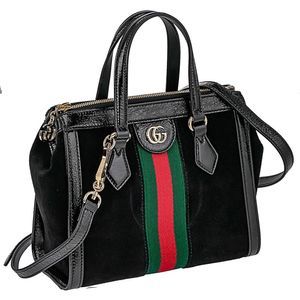Gucci OPHIDIA Petite GG MARMONT Black